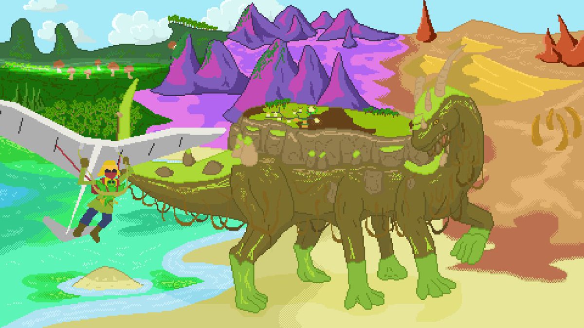 BA9999_YT's tweet photo. Bueno, creo que no se me está dando mal el pixel art, aunque aún hay sitio para mejoras... ahora otra miniatura para el video más reciente de mi canal ¡vayan a verlo!

#thewanderingvillage #TWV #pixelart https://t.co/R1X4zZjgr3