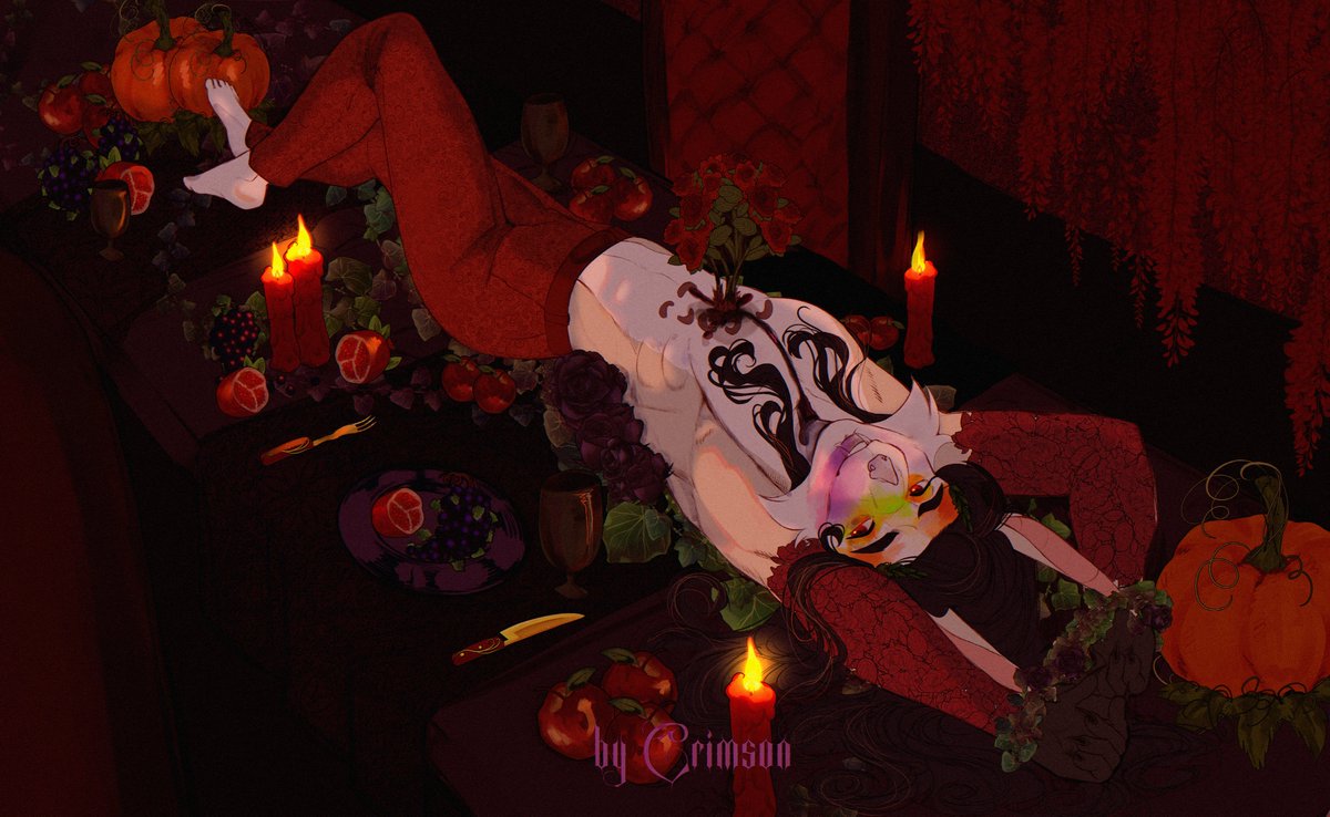Chaotic_Quill_'s tweet photo. Render comission for @_astarothvlad 

"Amidst the goblets and the gloom,
the flesh smiles, starved for more.
And in the hush of the final draught,
the soul is left to waste away." 🫀 https://t.co/uGrxyupODB