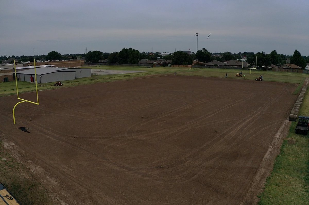 United Turf and Track (@unitedturfntrak) on Twitter photo UTT SFS building and completing a football field at Moore West Jr High School for <a href="/MoorePublicSch/">Moore Public Schools</a>. Thanks to our sod provider and install partner, Parizek Sod Farms, with a fantastic job beating the heat to get this one in. #UTTBuilt #YourFieldOurPassion UTT SFS building and completing a football field at Moore West Jr High School for <a href="/MoorePublicSch/">Moore Public Schools</a>. Thanks to our sod provider and install partner, Parizek Sod Farms, with a fantastic job beating the heat to get this one in. #UTTBuilt #YourFieldOurPassion
