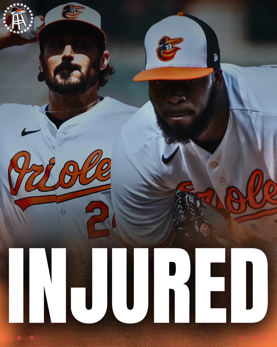 Zach Eflin (back surgery), and Félix Bautista (shoulder) will miss the rest of the Orioles season. Per MASN