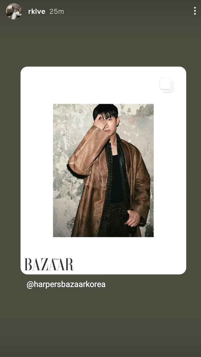 Namjoon's Instagram story 💜

#방탄소년단RM #RM