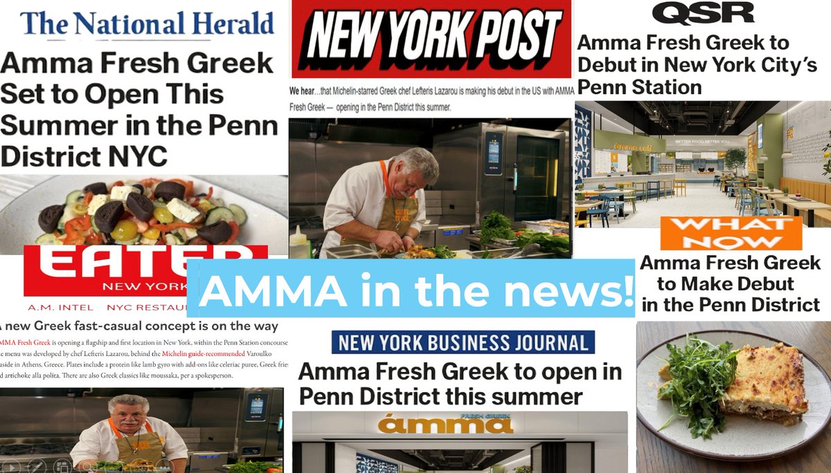 AMMAFreshGreek's tweet photo. Newsflash! AMMA Fresh Greek coming soon! Better Food, Better You.
Check out a snapshot of our press coverage.😍
#greek #newrestaurant #amma https://t.co/englTrzWTq