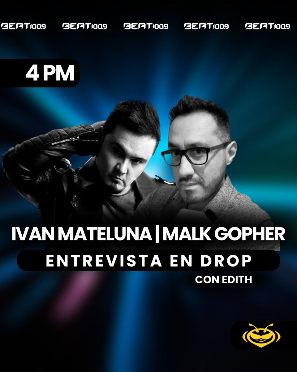 BEAT 100.9 FM (@beatoficial) on Twitter photo No te pierdas la entrevista de <a href="/Ivan_Mateluna/">Ivan Mateluna</a> y <a href="/MaLk_Gopher/">MaLk Gopher</a>, nos hablarán acerca de @i_love_trance_ 🔥 Hoy en punto de las 4 PM en Drop con <a href="/edilarue/">Edith Sanz</a> | Sintoniza por el 100.9 FM y beatdigital.mx
#mexico #cdmx #trance #trancemusic #seantyas No te pierdas la entrevista de <a href="/Ivan_Mateluna/">Ivan Mateluna</a> y <a href="/MaLk_Gopher/">MaLk Gopher</a>, nos hablarán acerca de @i_love_trance_ 🔥 Hoy en punto de las 4 PM en Drop con <a href="/edilarue/">Edith Sanz</a> | Sintoniza por el 100.9 FM y beatdigital.mx
#mexico #cdmx #trance #trancemusic #seantyas