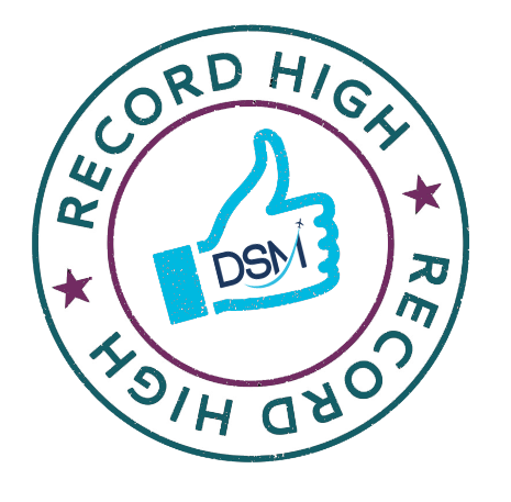✈️ Sky-high and climbing! ✈️

June was one for the record books here at DSM. We hit an all-time high with 317,073 people boarding planes in just one month! 🚀 The summer travel season isn’t just busy… It’s soaring.

#FlyDSM #RecordBreaking #SummerTravel