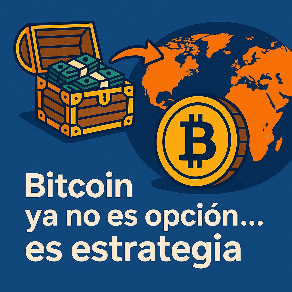 📢 Cada vez más países miran #Bitcoin como reserva estratégica.

No es moda: es matemática.
→ 21 millones
→ Descentralizado
→ No se imprime

¿Estás tú preparado para entenderlo?
👉🏻 achicrip.org

#SoberaníaFinanciera #BitcoinChile #EducaciónBitcoin