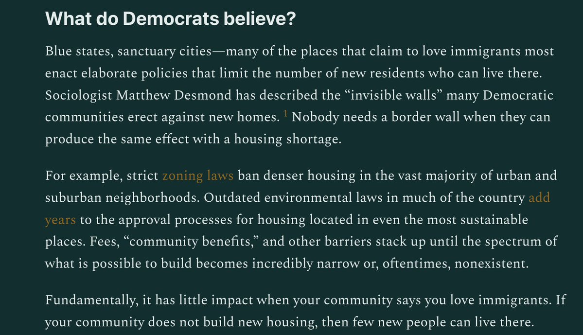 YIMBY Democrats for America 🇺🇸🗽 (@yimbydems) on Twitter photo Do Democrats really care about immigrants? Their housing policies often make it hard to tell, write <a href="/jeremyelevine/">Jeremy Levine, PhD of city council meetings</a> & <a href="/ACMelendrez/">Alex Melendrez</a>: jeremyl.substack.com/p/do-democrats… Do Democrats really care about immigrants? Their housing policies often make it hard to tell, write <a href="/jeremyelevine/">Jeremy Levine, PhD of city council meetings</a> & <a href="/ACMelendrez/">Alex Melendrez</a>: jeremyl.substack.com/p/do-democrats…