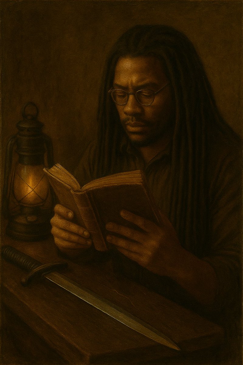 Last1Library's tweet image. This is a personal mission 📜 🗡️…

Nothing matters more to a prepared warrior than his peace. Especially when he knows those who provoke him aren’t built for what they think they want.