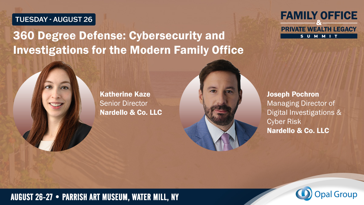 Opal Group (@opal_group) on Twitter photo 🌟 We’re excited to present at the Family Office & Private Wealth Legacy Summit 2025, Katherine Kaze, and Joseph Pochron, on Tuesday, August 26th, 2025.
📝 To register please visit, bit.ly/3VFvvSE or email info@opalgroup.net
#OpalGroup #OpalGroupFOPWL #Finance 🌟 We’re excited to present at the Family Office & Private Wealth Legacy Summit 2025, Katherine Kaze, and Joseph Pochron, on Tuesday, August 26th, 2025.
📝 To register please visit, bit.ly/3VFvvSE or email info@opalgroup.net
#OpalGroup #OpalGroupFOPWL #Finance