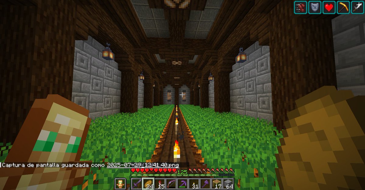 suliates's tweet photo. Mi zona de cultivos ya terminada en el servidor @Minecraftmundo https://t.co/jJiJIvalIt