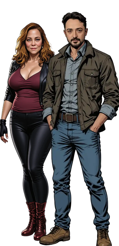 Thanks for 150 views on webtoons. I have already written dozens of issues worth of material. I'm just finally getting the pages put together. You're probably not wondering, but if you are, of course I put my wife and I in the comic... our debut doesn't come for a while though