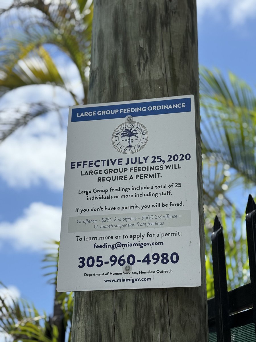 Kids are back to school this week and before we know it it's time to plan for the holidays...
If your office or organization is interested in feeding the homeless during this season, now is a good time to register for a permit.  Contact feeding@miamigov.com or call 305-960-4980.