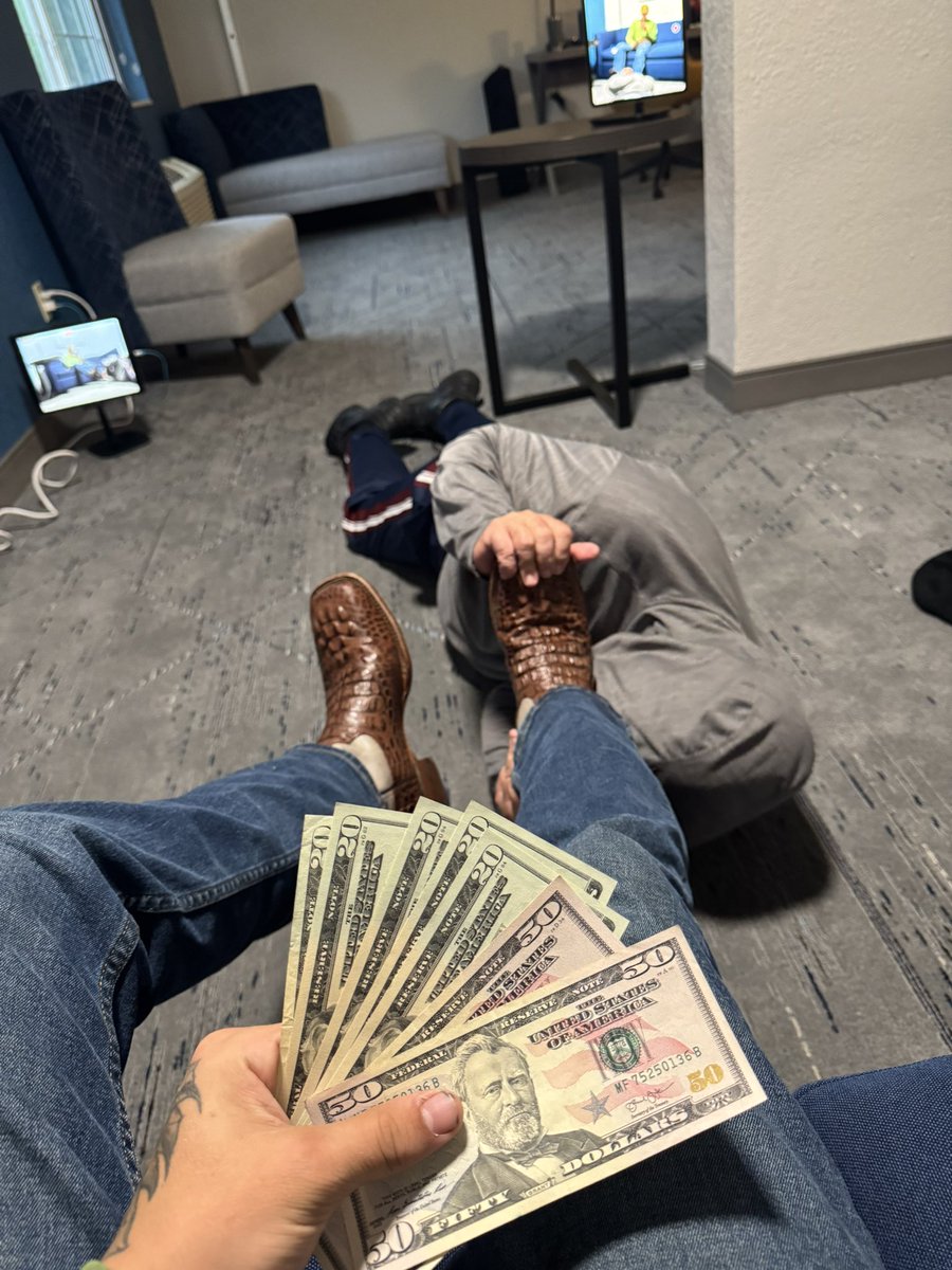 Who wants to lick my boots next?