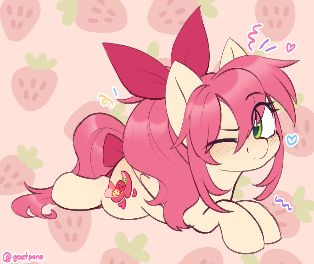 Sweet Strawberry pegasus 🍓