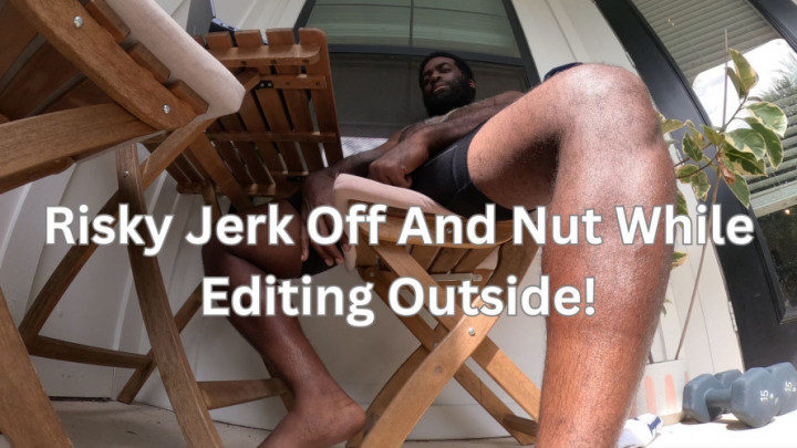 VID SOLD! Risky Jerk Off And Nut While Editing Outside 🔥 Check it out! manyvids.com/Video/6784006/… #MVSales @manyvids