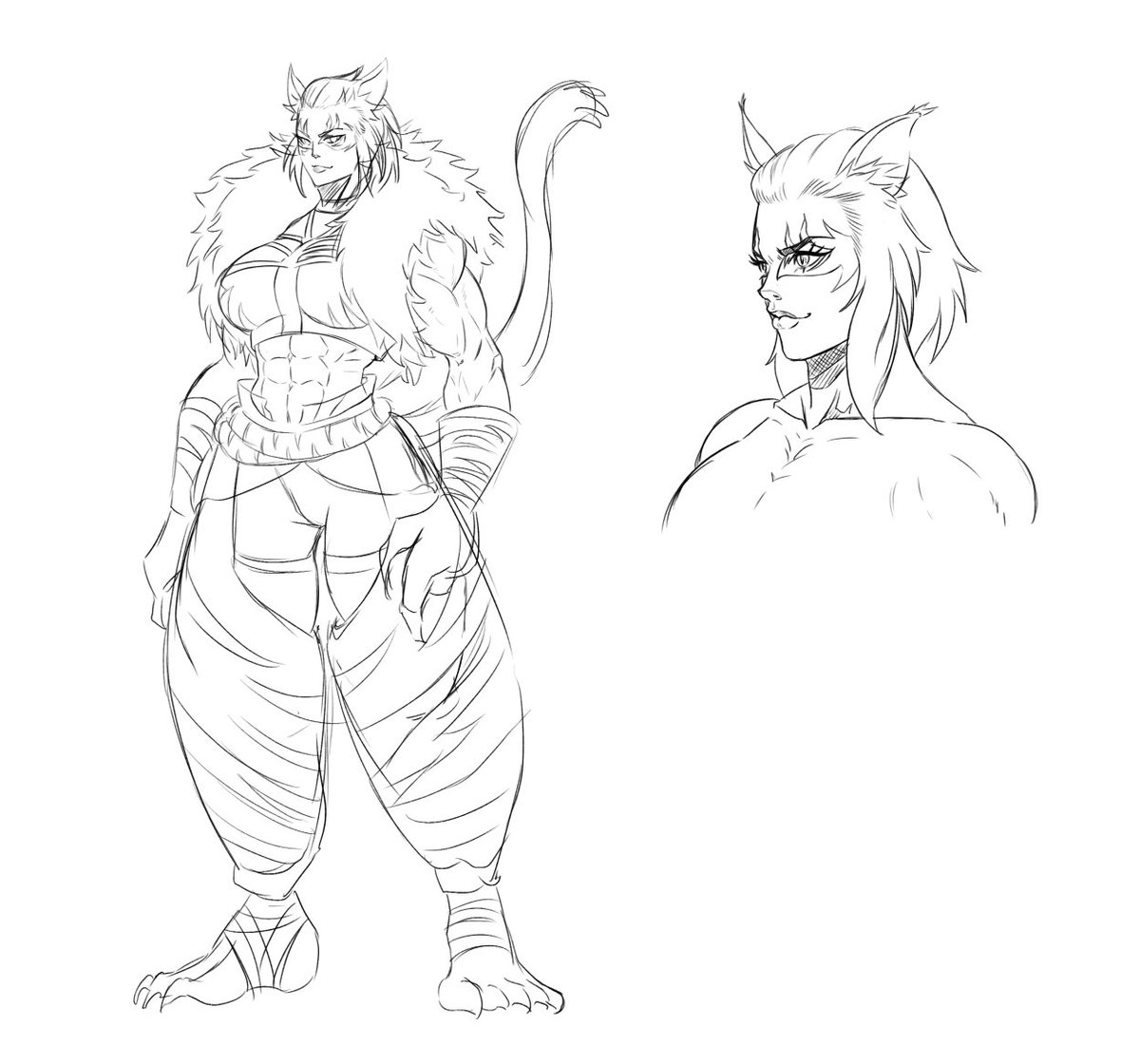 A very quick, rough sketch of new character idea that was stuck in my mind this whole day.