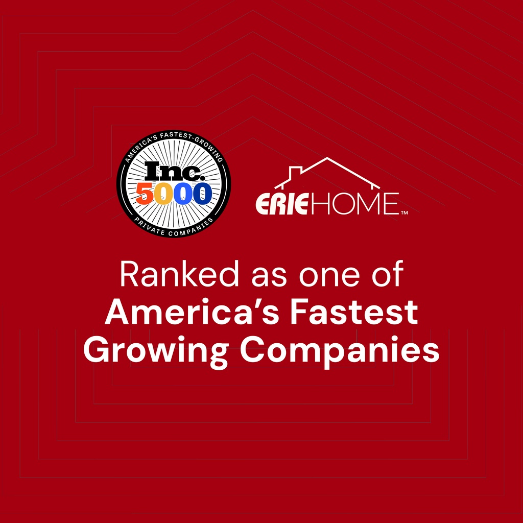 We’re excited to announce that Erie Home made the 2025 #Inc5000 list! This is a true testament to the relationships we’ve built with 400,000+ homeowners across the nation &amp; the commitment of our outstanding team. See the full list here from Inc. Magazine: erieho.me/inc5000