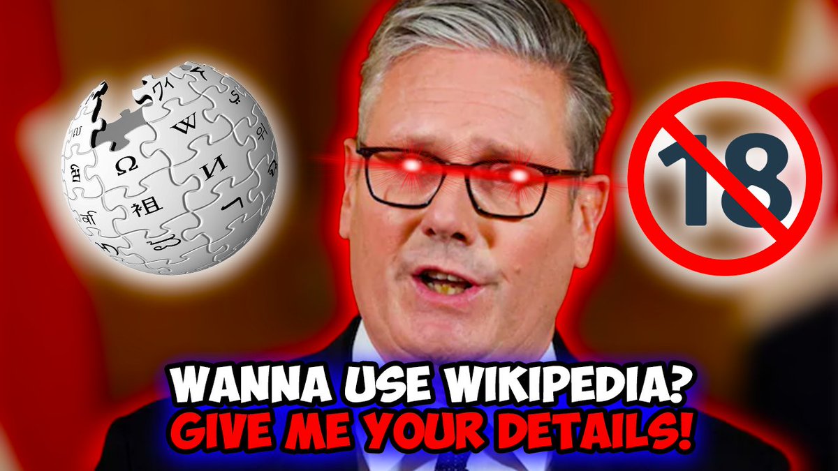 NEW Video folks.

WIKIPEDIA Just LOST to the Online Safety Act... #OnlineSafteyAct

youtu.be/SotbBQzATNI