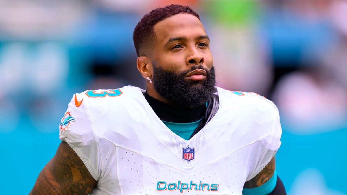 ThePoniExpress's tweet photo. Rumor: The Steelers could be working out Odell Beckham Jr now that he's been cut by Miami. Just a rumor. But it's out there. I honestly don't see that working. https://t.co/7HtZI1Fnkr