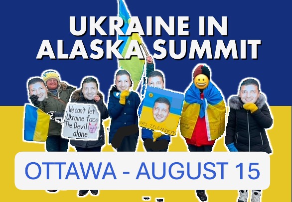 drkatems's tweet photo. Ukraine in Alaska Summit (aka #AssesInAlaska) Ottawa, Canada Fri Aug 15 noon at US embassy 🇺🇸 - 2 pm at russian embassy 🇷🇺 
🏔️🇨🇦🇺🇦
https://t.co/1dwO5ZpKVg https://t.co/lJvYPnbchG