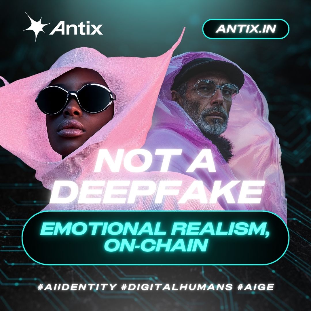 antix_in's tweet image. Deepfakes try to match faces.

@AIGE_in digital twins match emotion.

Tone, timing, micro-expressions - it’s not just a copy. It’s you, fully realized.

#AIIdentity #DigitalHumans #AIGE