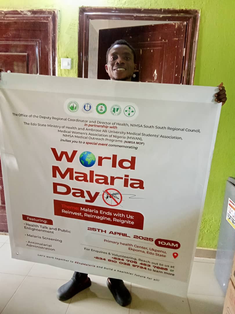 JOsebhahiemhen's tweet photo. BOLD ideas. CLEAN designs. IMPACT that speaks louder than words; privilege to designed this #WorldMalariaDay flyer for NIMSA Director of health, AAUMSA & partner, every cause deserves a design that shines🌍✨
#GraphicDesign #FlyerDesign #CreativityThatWorks #DesignWithImpact https://t.co/whbEjfgylJ