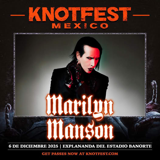 emedemedio's tweet photo. #Festivales Tras una exitosa presentación en San Luis Potosí, Marilyn Manson está listo para conquistar Knotfest México 2025.
06/Dic. Explanada del Estadio Banorte, CDMX.
Entradas por FunTicket: https://t.co/S5iLqclCmZ
#Agenda #Metal #KnotfestMexico @Musicvibe_mx #AltPR https://t.co/e1putS2nD4