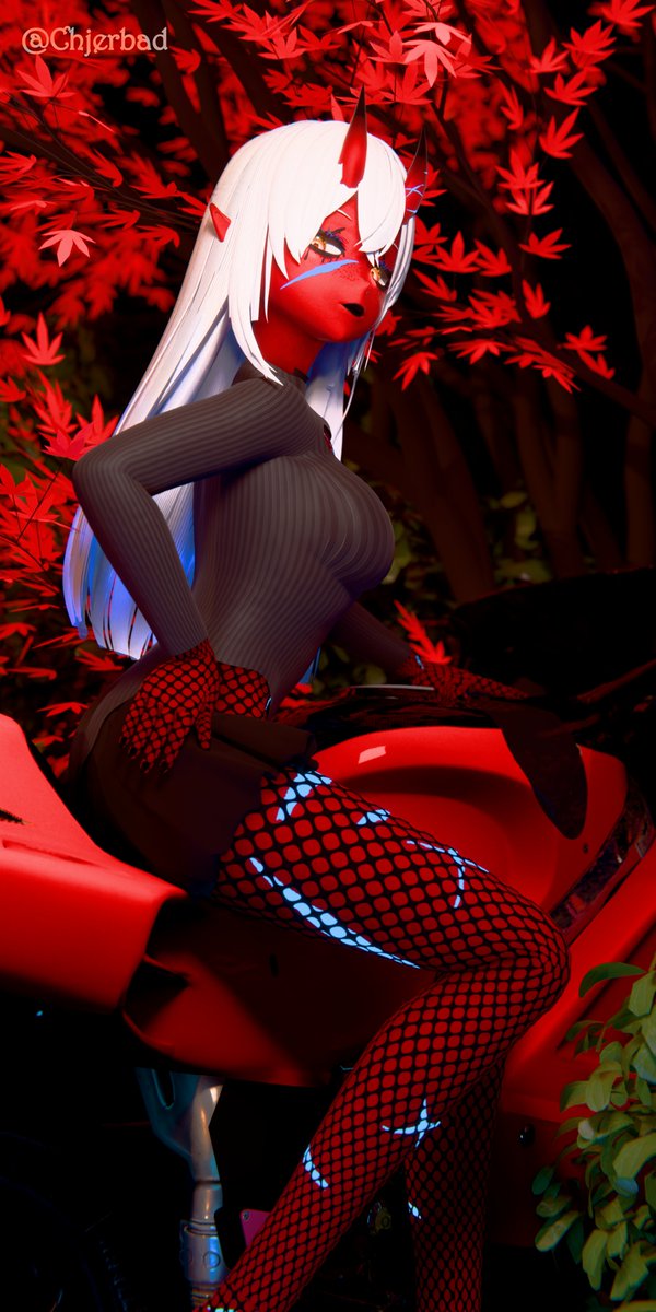Chjerbad's tweet photo. 3D Models used:
"Honda NR750 1994" (https://t.co/kKJiXRxmPv) by Comrade1280
+2 renders with glowing scars https://t.co/uyliUVl9V6