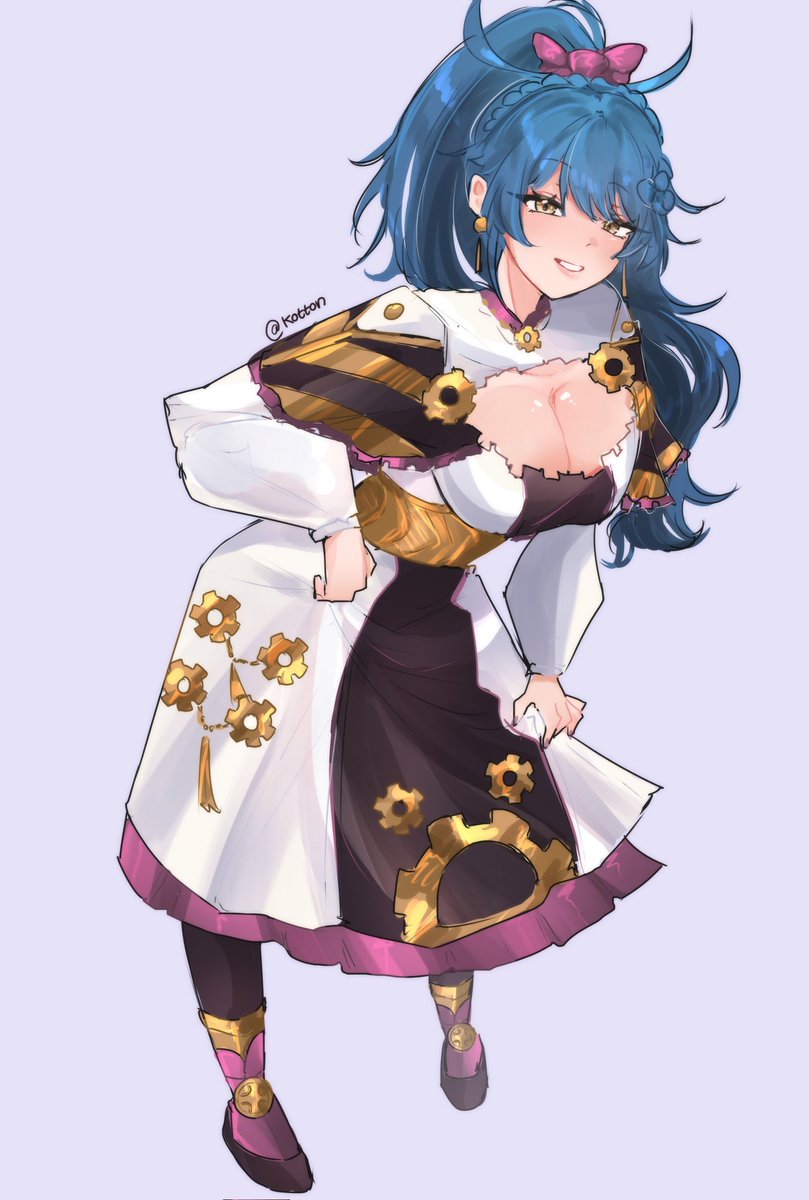Reginn casual dress design by me :>
Cmm for @/TheSolarBowler tyyy!!
(Repost)
#FEHeroes