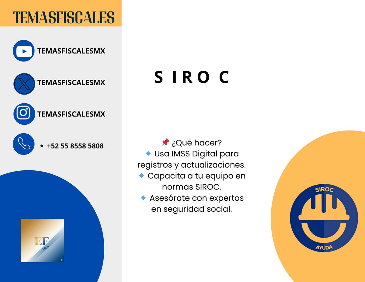 TemasFiscalesMX's tweet image. #SIROC
 #Construcción
 #MultasLaborales
 #SeguridadLaboral
 #ObrasRegistradas
 #STPS
 #LeyDelTrabajo
 #PrevenciónDeMultas