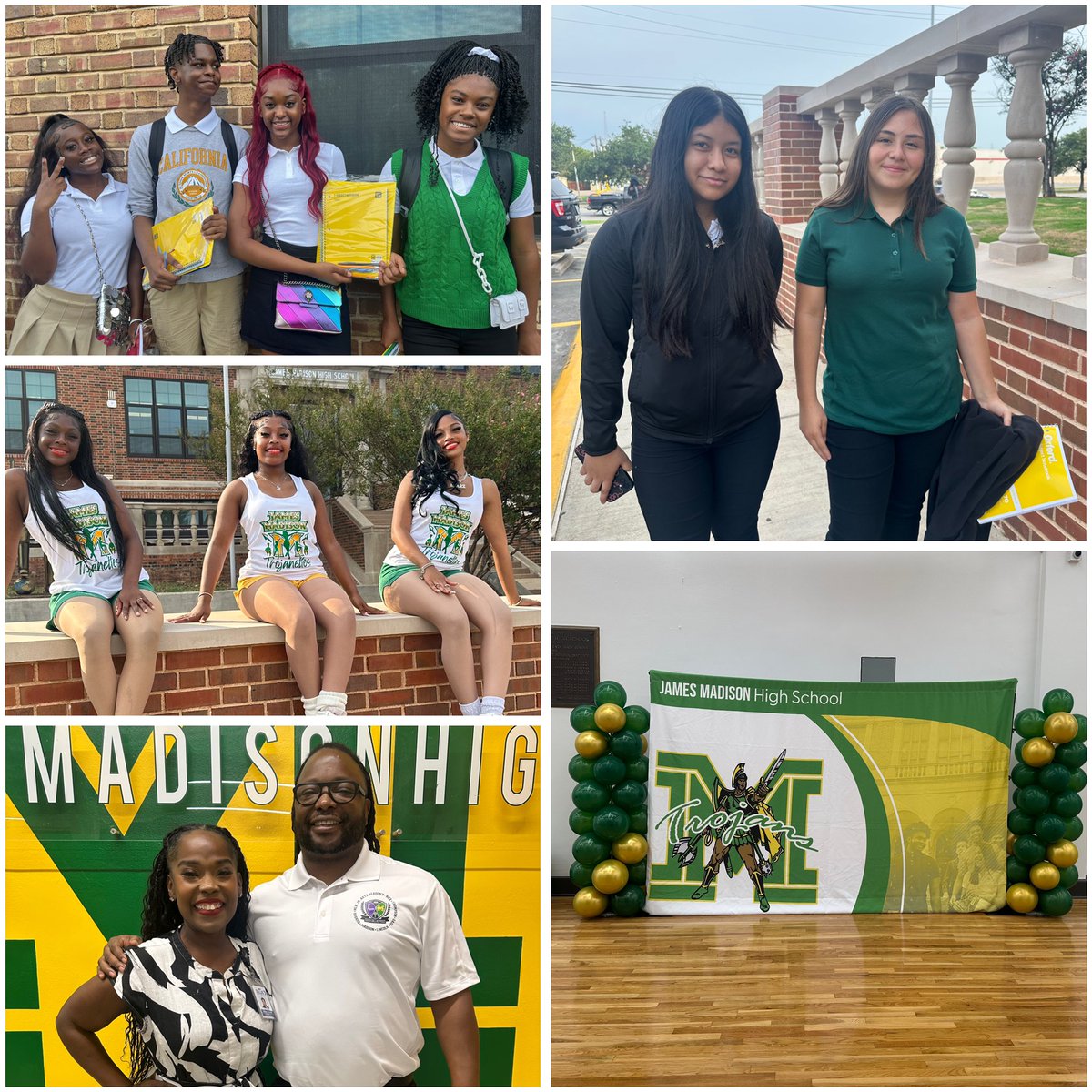 TGJMTrojans's tweet photo. πβοΈ First day smiles and fresh beginnings! Here's to a year full of learning, laughter, and ELEVATION βοΈπ« #dallasisdfirstday @LincolnMadison7 @russelllonnie3 @TeamDallasISD https://t.co/SFIJnTH5Gl