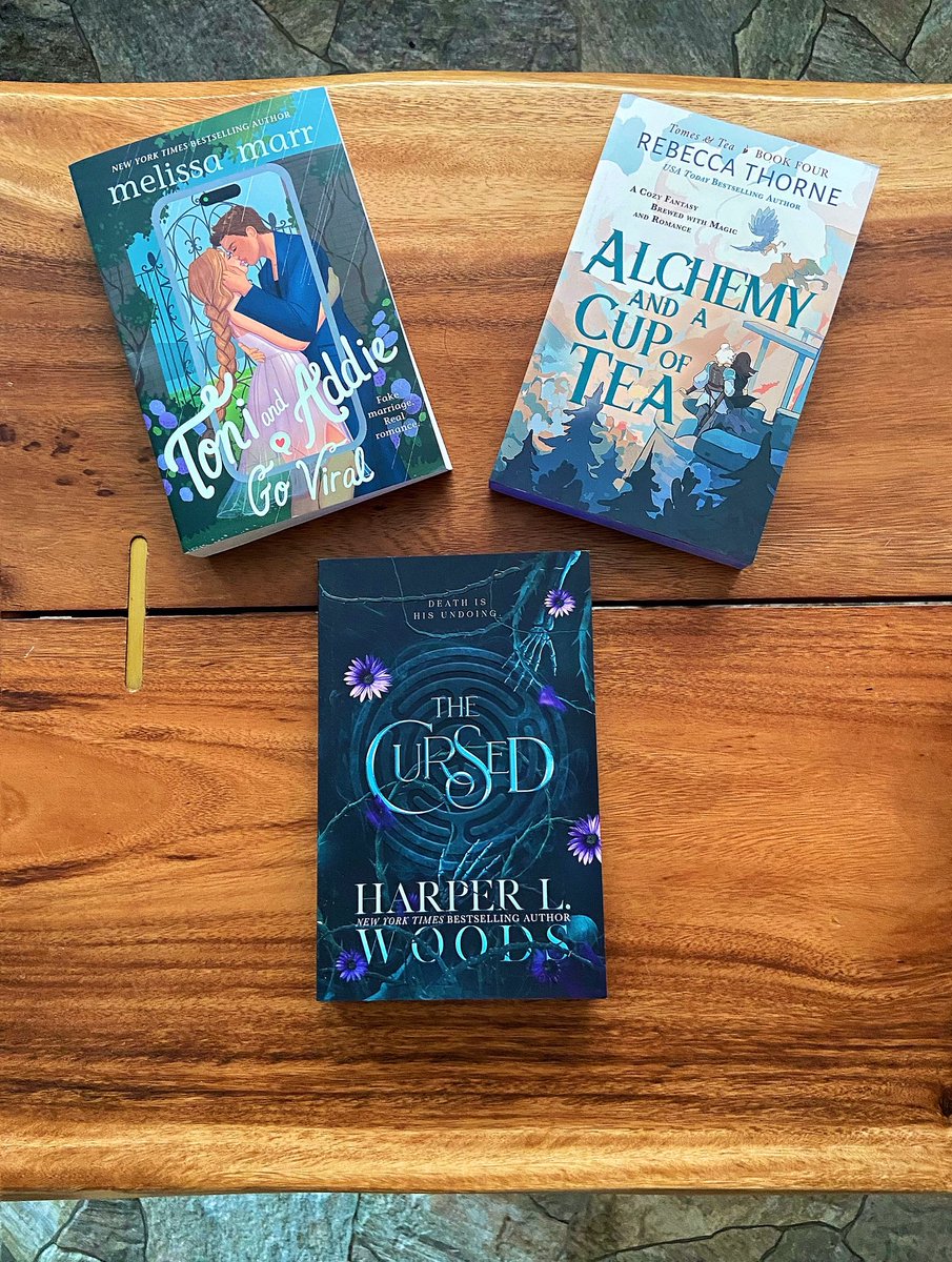 We have not one, not two, but THREE book birthdays in the house!!!🥳🥳🥳 And look how good these covers look next to one another😍💙

All of these beauties are available now✨