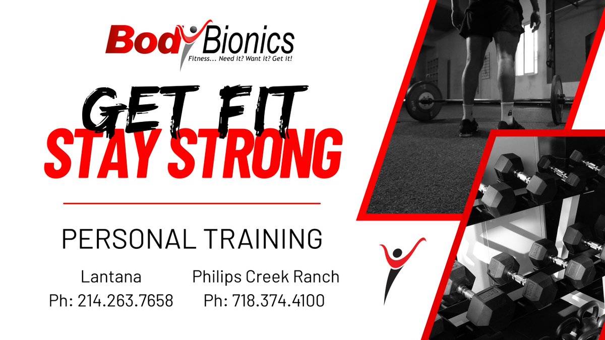 TPickett's tweet photo. Body Bionics personal training is the best way to receive ne-on-one guidance for all your fitness needs! Looking to get fit &amp; stay strong? Contact one of our locations below to speak with your fitness director! #TeamBioncis #Personaltraining #Fitness https://t.co/CElkHR88Nf