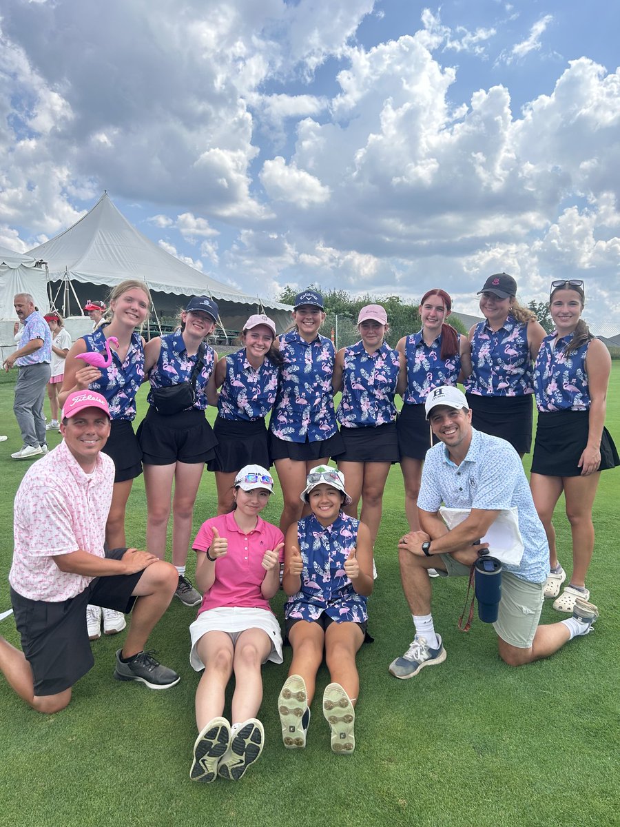 hudsongirlsgolf's tweet photo. 7th place finish at the Frenzy!

Elena even par 70 🦅🐦🐦🐦
McKenna PR 79 🐦🐦
Rachel 🐦
Lilly PR 🐦
Abby PR
Annie 🔥
Madison PR
Brooklynn PR
Stella PR

What a great day!!!

#RollHud
#SophiaToo!

⛳🦩🥵🌭🌳 https://t.co/d04Rxzc6nZ