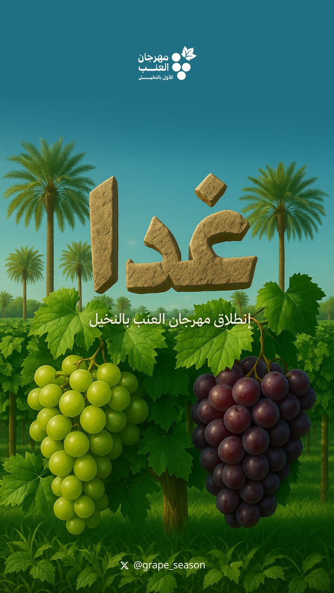 مهرجان العنب الأول tweet media