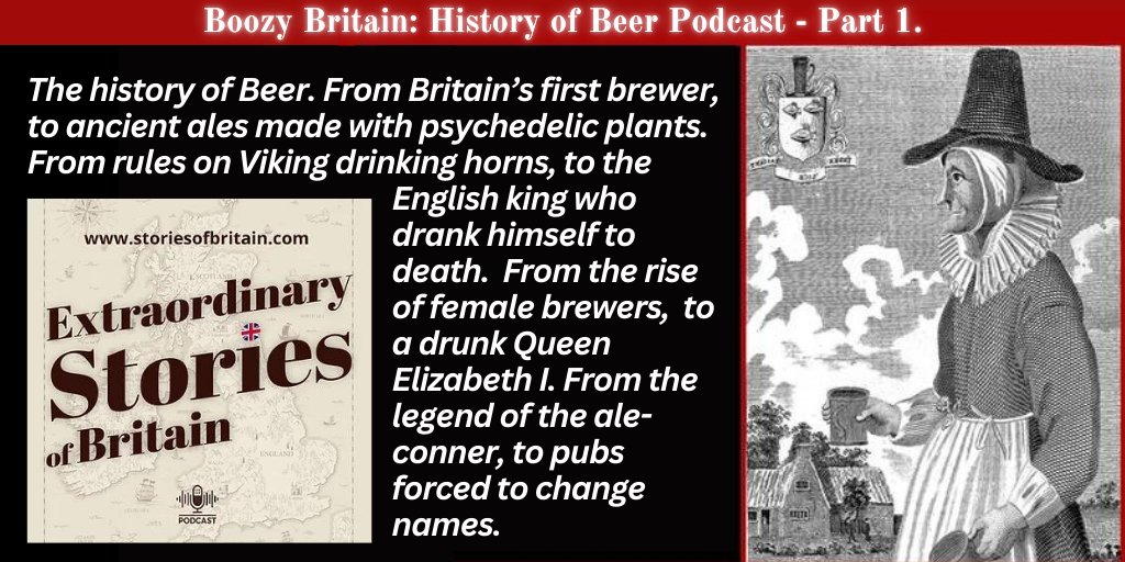Podcast Overlord (@pcast_ol) on Twitter photo Extraordinary Stories of Britain <a href="/storiesbritain/">Extraordinary Stories of Britain 🎧🎙️</a> @pcast_ol <a href="/wh2r_ol/">We♥️2Read</a> <a href="/tpc_ol/">Clynt 'Nay Nay' Montgomery, The Podcast Collector</a> <a href="/ncore_ol/">Nerdcore Overlord</a> #History
Independent Podcast Awards nominated fun and informative history tales
Episode
Boozy Britain: History of Beer Pt.1
Find us at storiesofbritain.com Extraordinary Stories of Britain <a href="/storiesbritain/">Extraordinary Stories of Britain 🎧🎙️</a> @pcast_ol <a href="/wh2r_ol/">We♥️2Read</a> <a href="/tpc_ol/">Clynt 'Nay Nay' Montgomery, The Podcast Collector</a> <a href="/ncore_ol/">Nerdcore Overlord</a> #History
Independent Podcast Awards nominated fun and informative history tales
Episode
Boozy Britain: History of Beer Pt.1
Find us at storiesofbritain.com