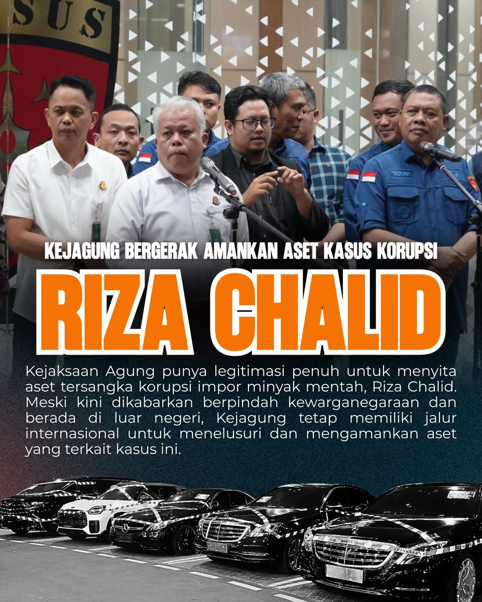 AgudeloDylan2's tweet photo. Aset bernilai tinggi milik Riza Chalid kini dalam pengamanan Kejagung.

#LoyalitasKejagung #FebrieAdriansyah #Jampidsus #Kejagung #KejaksaanRI #StBurhanuddin #KejaksaanAgung #Korupsi https://t.co/EI16i9eoR4