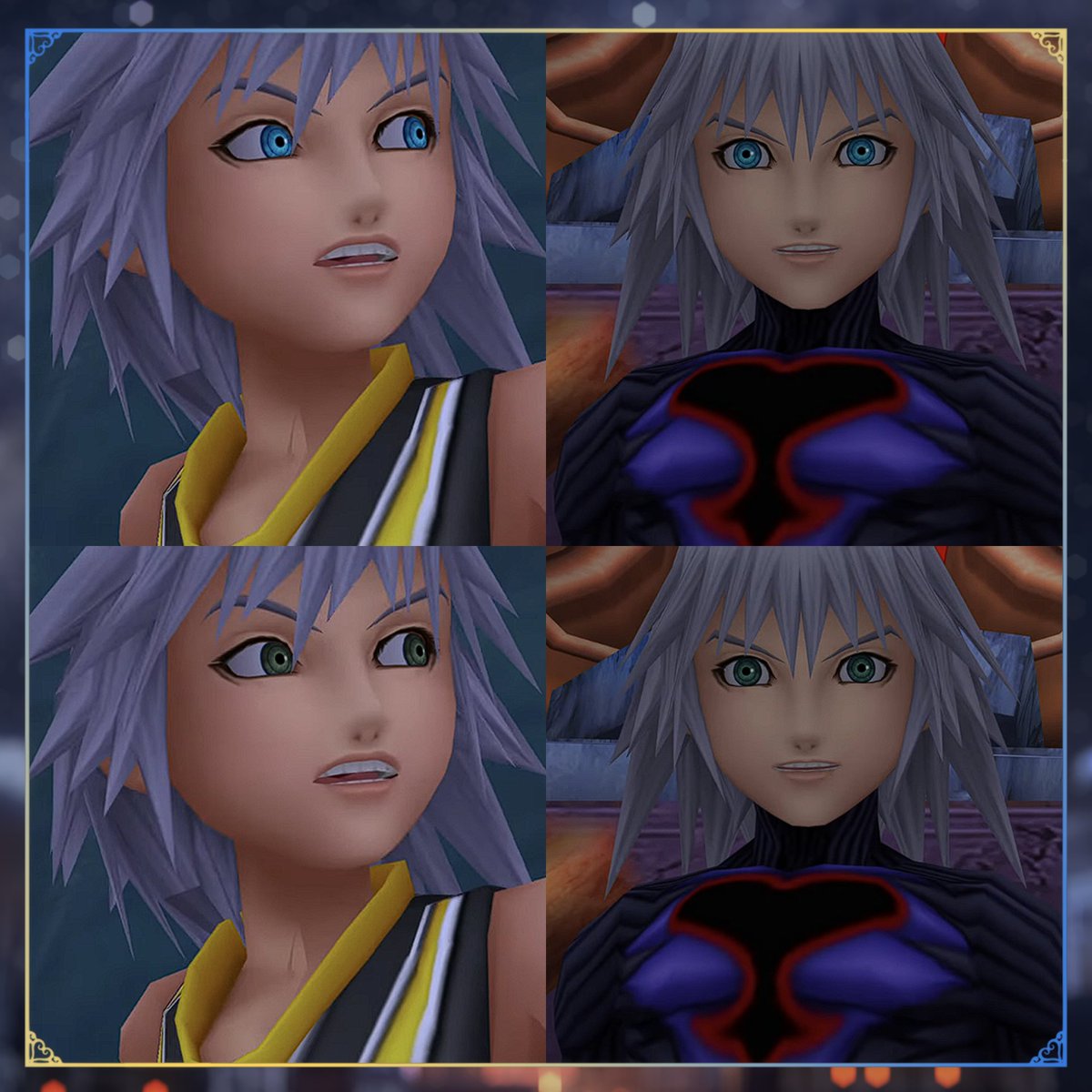 🌟Kingdom Hearts 1 Riku with KH3 Riku's eyes #kingdomhearts #riku