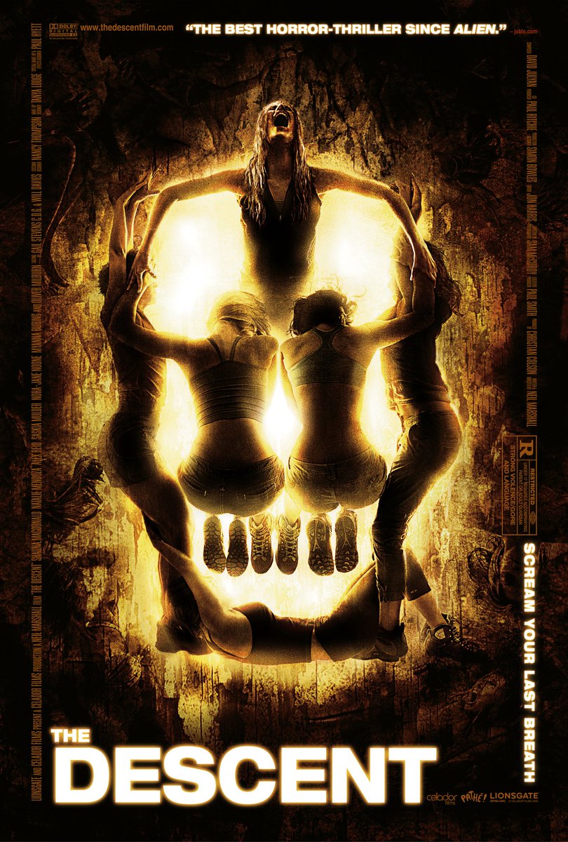 GameMasterLab's tweet image. What #movie did I watch?
"The Descent."
Summarize it in three words:
Scary,
Gory,
Terrifying
_____
Strongly recommend it 👌
5 out of 5