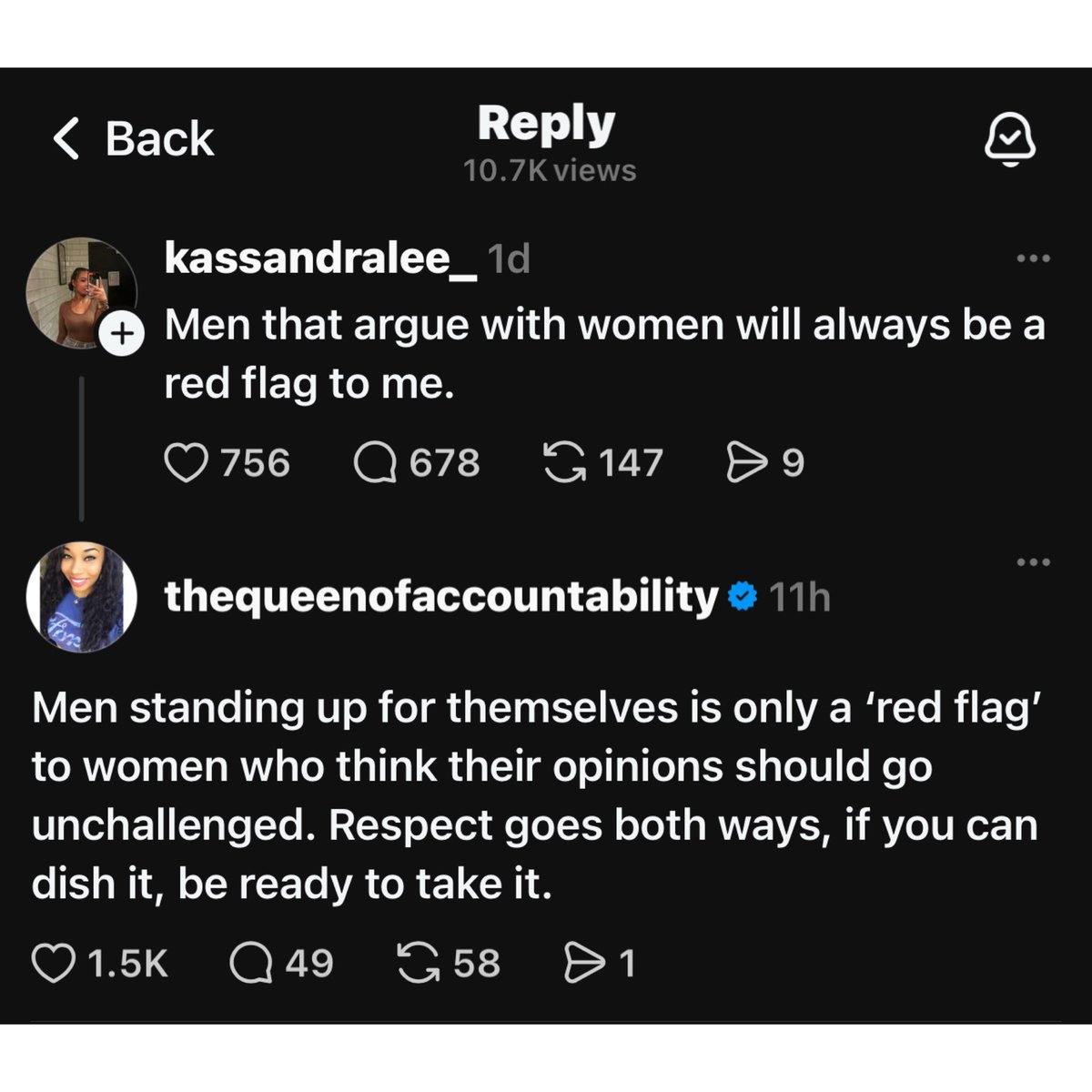 Let’s not start this ladies.