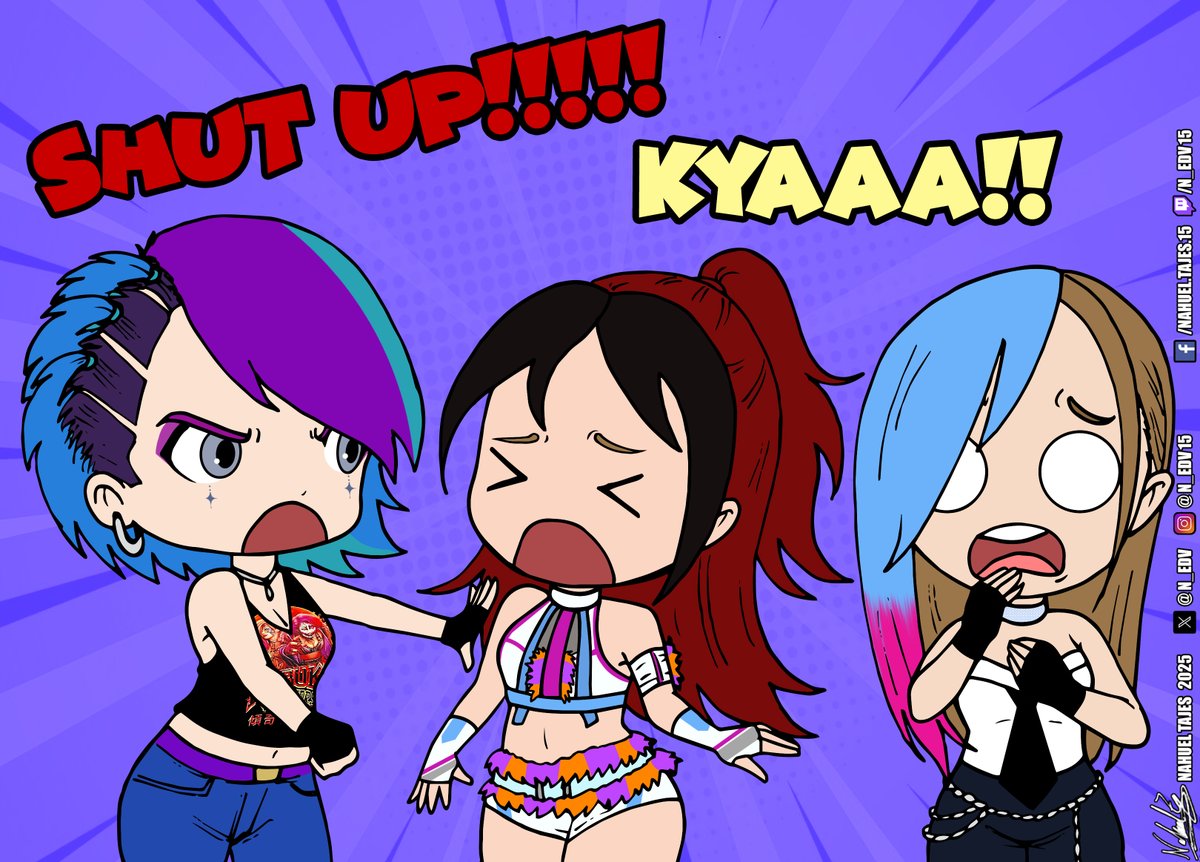 N_edv's tweet image. 😡😫😱💔
@WWEAsuka @Iyo_SkyWWE @KAIRI_official
#kabukiwarriors #iyosky #kairisane #asuka #wwe #wweraw #smackdown
