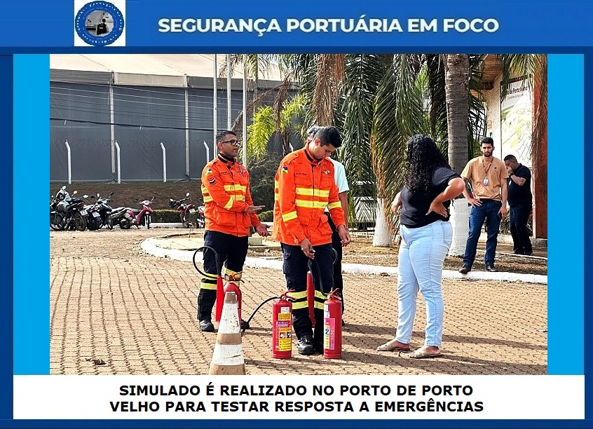 SEGPORTEMFOCO's tweet photo. SIMULADO É REALIZADO NO PORTO DE PORTO VELHO PARA TESTAR RESPOSTA A EMERGÊNCIAS
A atividade fez parte do Plano de Controle de Emergência (PCE) e do Plano de Ajuda Mútua (PAM)
#portodeportovelho #pce #pam #planodeajudamutua #exerciciosimulado
Link:
https://t.co/hXT2HSu8mZ https://t.co/IFajuh6xwv