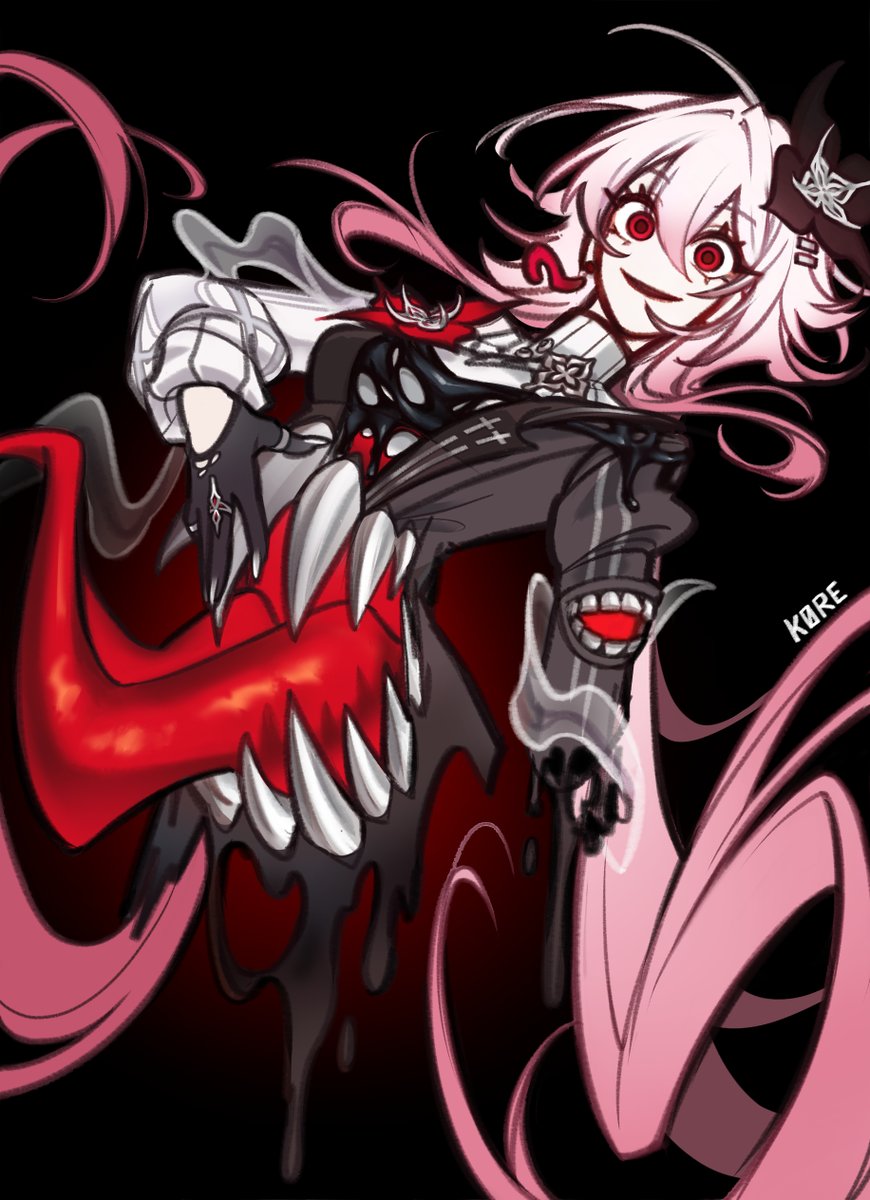 K0re_drawings's tweet image. Emanator of voracity #Evernight #HonkaiStarRail #崩坏星穹铁道 #スターレイル #HSR