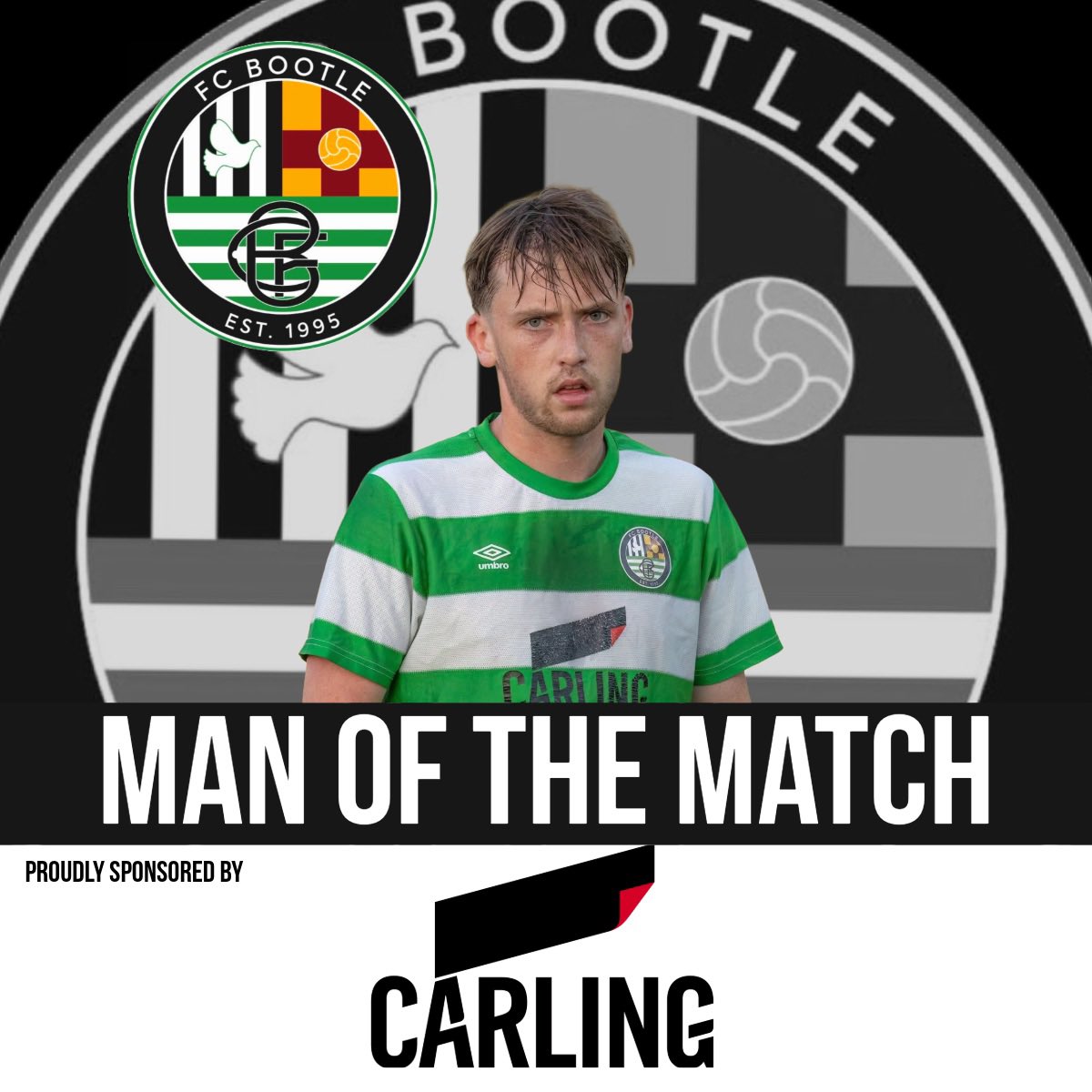 FT - <a href="/AintreeVilla22/">Aintree Villa FC</a> 1 - 3 FCB 

A solid all round 90 minutes from the lads sees us take the 3 points at the racecourse.  
 
<a href="/carling/">Carling</a> MOTM was <a href="/Tomwardy0567/">Tom ward</a> in the middle of the park.

Goalscorer’s

⚽️ <a href="/Jamiealty11/">Alty</a> 
⚽️ <a href="/Dylan_LFC93/">Dylan_605</a> 
⚽️ <a href="/JDill1996/">Dilly</a> 

💚💚💚