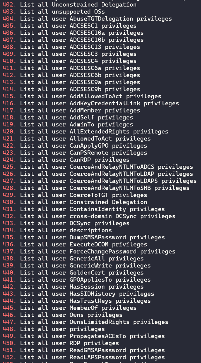 fin3ss3g0d (@fin3ss3g0d) on Twitter photo CypherHound github.com/fin3ss3g0d/cyp… now supports ALL traversable AD edges in BloodHound CE! There have been a lot of traversable edges added by <a href="/SpecterOps/">SpecterOps</a> over the last year, my project is providing prebuilt queries for you to use with the latest edges! Don't miss out! CypherHound github.com/fin3ss3g0d/cyp… now supports ALL traversable AD edges in BloodHound CE! There have been a lot of traversable edges added by <a href="/SpecterOps/">SpecterOps</a> over the last year, my project is providing prebuilt queries for you to use with the latest edges! Don't miss out!