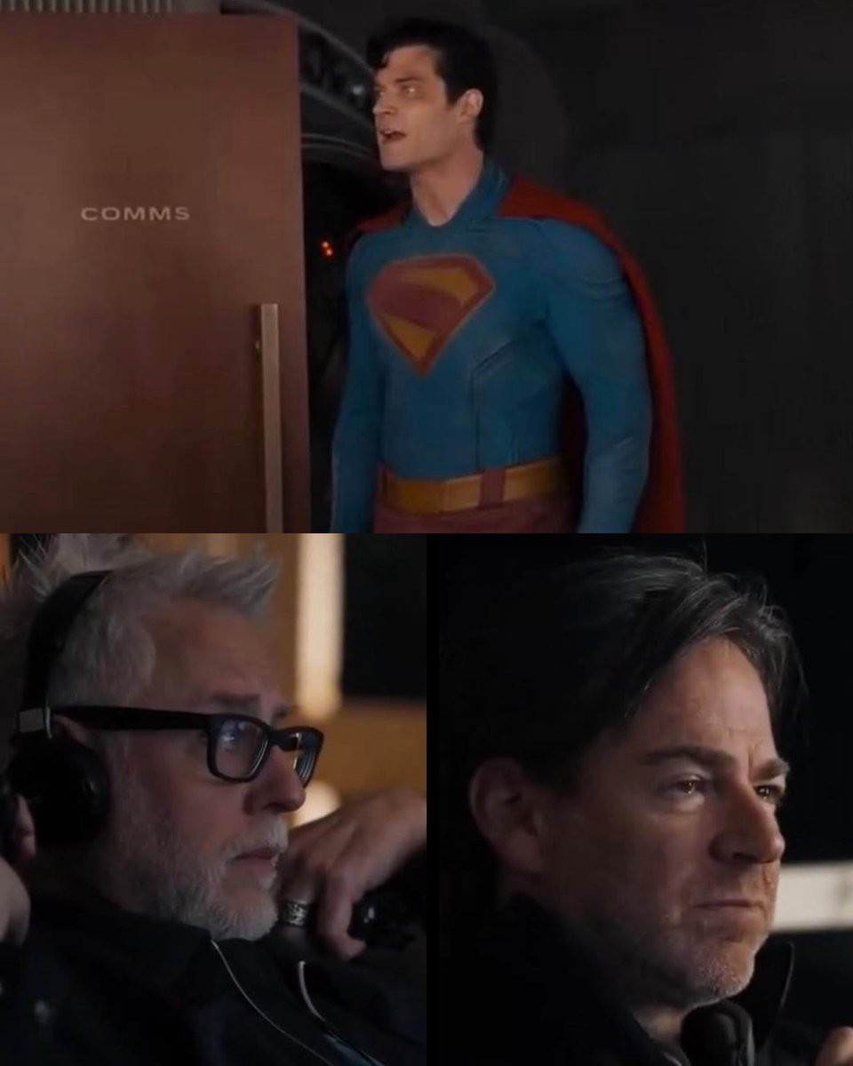 LLORARON DE EMOCIÓN 😭 Un nuevo making off de #Superman reveló que #PeterSafran y #JamesGunn lloraron durante las filmaciones de #Superman. La cinta llegará a renta digital este viernes 🎬