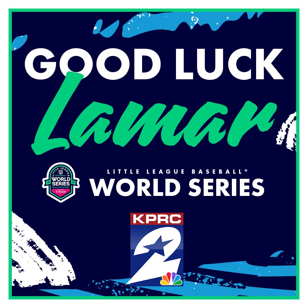 GOOD LUCK LAMAR! The Little League World Series begins Wednesday, and Lamar Little League will represent Texas and the Southwest Region.