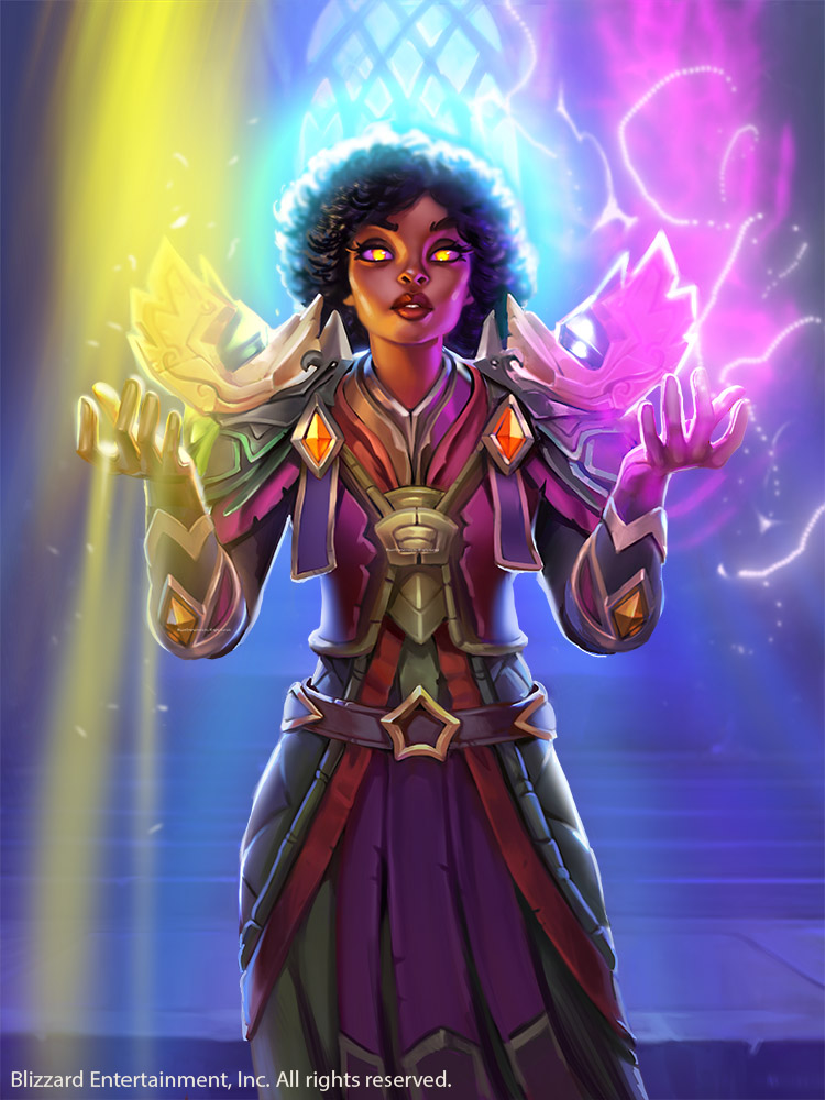 MariaTrepalina's tweet photo. Natalie Seline - #Hearthstone cards @artstationhq https://t.co/p02dH0IfuT https://t.co/9cwZaH6aA4