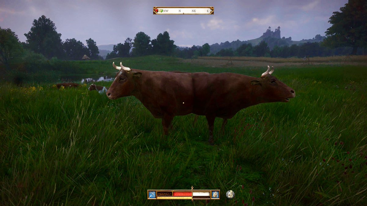 Look at <a href="/WarhorseStudios/">Warhorse Studios</a> paying respect to <a href="/Fallout/">Fallout</a> with their version of grazing Brahmin. 

Gotta love the respect!😂🤣

#fallout #PS5Share #PS5Pro #funnygamingmoments <a href="/KingdomComeRPG/">Kingdom Come: Deliverance II</a> #PhotoMode #KingdomComeDeliverance2
