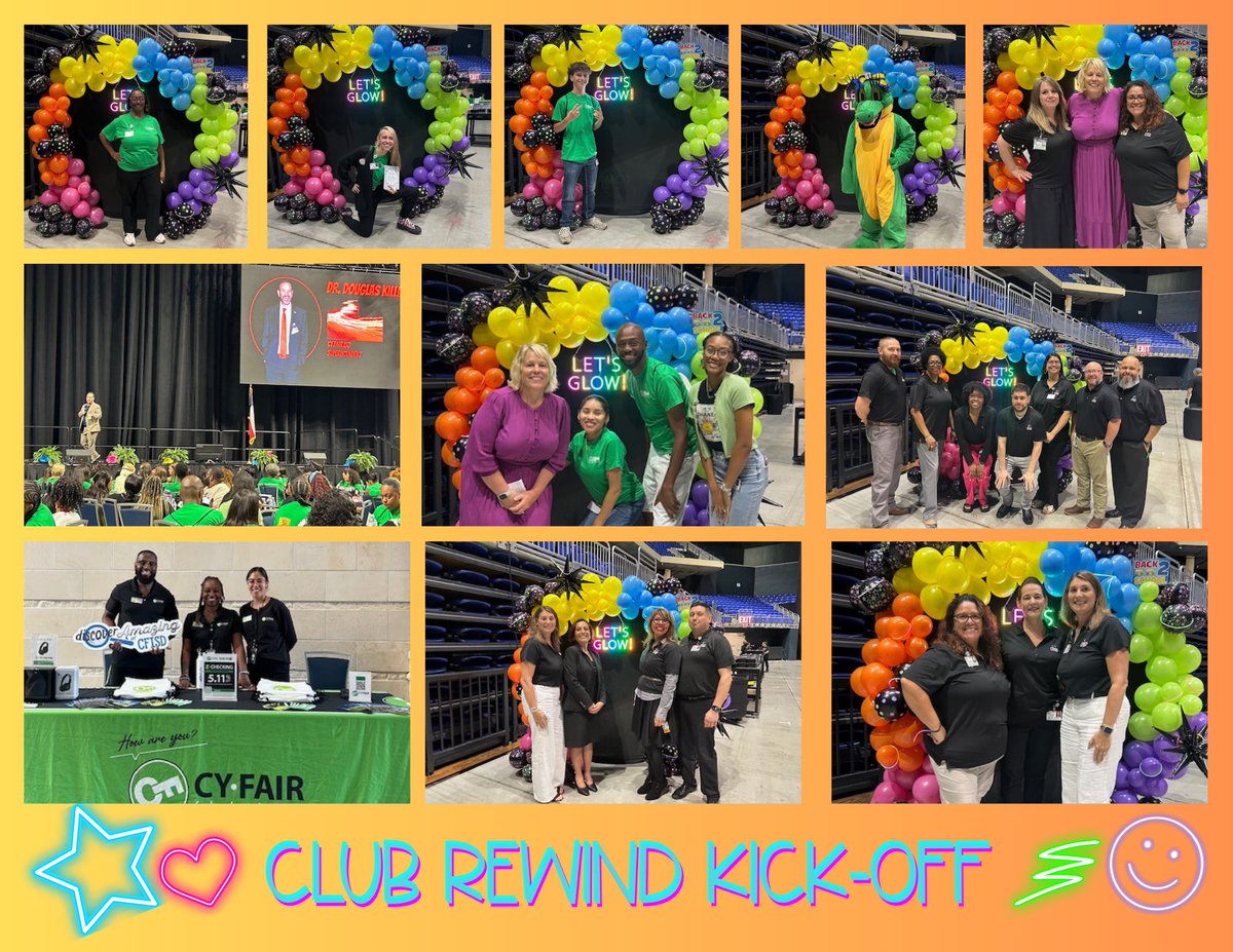 Heather Kimbrough (@cfisdheatherk) on Twitter photo What an awesome day at the <a href="/CFISDClubRewind/">CFISD Club Rewind</a> Kick-off! A BIG thank you to our guest speakers <a href="/severson_j/">Dr. Jenny Severson</a>
& our very own Superintendent <a href="/DougKillian/">DougKillianPhD</a> for inspiring us before the school year begins!
<a href="/CFISDCOMMPROG/">CFISD COMMUNITY PROGRAMS</a> <a href="/CyFairISD/">Cypress-Fairbanks ISD</a> #choosethepathtoamazing What an awesome day at the <a href="/CFISDClubRewind/">CFISD Club Rewind</a> Kick-off! A BIG thank you to our guest speakers <a href="/severson_j/">Dr. Jenny Severson</a>
& our very own Superintendent <a href="/DougKillian/">DougKillianPhD</a> for inspiring us before the school year begins!
<a href="/CFISDCOMMPROG/">CFISD COMMUNITY PROGRAMS</a> <a href="/CyFairISD/">Cypress-Fairbanks ISD</a> #choosethepathtoamazing