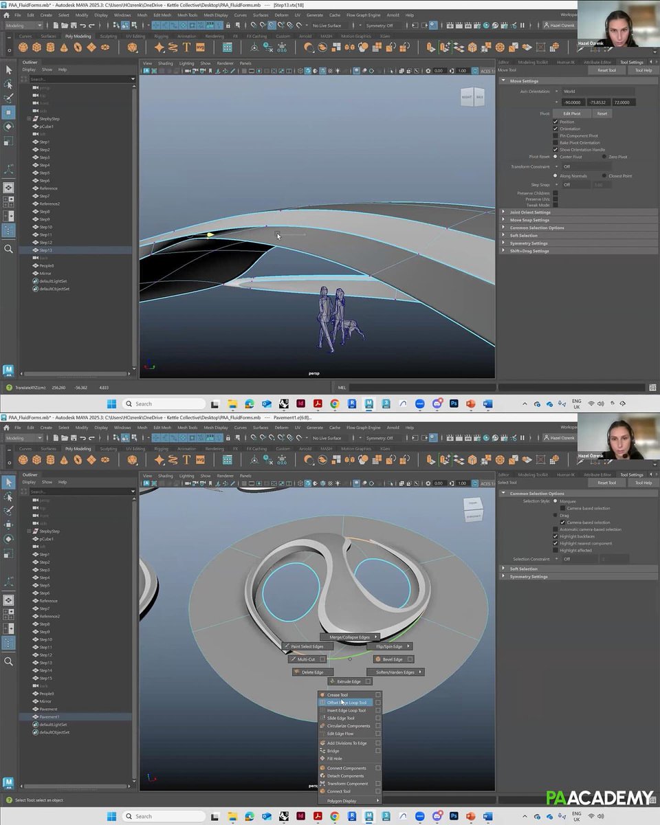PAACADEMYY's tweet image. #FormGeneration #GeometryRationalization #ComputationalDesign #DigitalCraft #Maya3D #Rhino3D